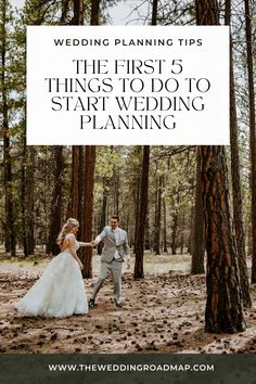 the first 5 things to do to start wedding planning