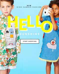 Kids Branding Design, Baby Fashion Summer, Kids Catalogs, Kids Graphic Design, Kids Banner, Black Kids Fashion, Kids Inspo, Fashion Poster Design, Banner Design Inspiration