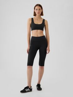 GapFit High Rise Power Cropped Leggings | Gap Gap Activewear With 4-way Stretch For Sports, Gap 4-way Stretch Activewear For Sports, Gap Activewear 4-way Stretch For Sports, Gap Moisture-wicking 4-way Stretch Activewear, Gap Fitted Go-dry Activewear, Fitted Gap Activewear With Go-dry Technology, Gap Fitted Moisture-wicking Activewear, Fitted Gap Activewear For Sports, Gap Sporty Stretch Activewear