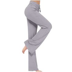 Women Workout Out Leggings Stretch Waist Button Pocket Yoga Gym Loose Pants Product Features: 1.Pull rope closed 2.Material: Women's wide leg cargo pants, made of high-quality cotton blended material, light in texture, soft in hand, breathable, friendly in skin, comfortable and refreshing, cargo pants. 3.Design: elastic belt and built-in drawstring pants are designed for easy wearing and more comfortable experience. Straight wide leg pants, with pockets, low waist solid color loose Street women' Palazzo Pants Plus Size, Long Yoga Pants, Sweater Jackets, Joggers Women, Workout Pants Women, High Waisted Leggings Workout, Wide Leg Yoga Pants, Yoga Pants With Pockets, Gym Pants