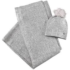 Give the gift of timeless luxury and warmth with this hat and scarf gift set—to yourself or someone special. Essential knitwear set from Jack & Missy® includes a super soft pom hat and cozy stylish scarf, beautifully packaged for easy giving. Monochromatic Jack and Missy hat and scarf set complements your favorite winter looks, and it's made from premium-quality yarn and a faux-fur pom. 75% acrylic/22% nylon/3% spandex. Hand wash. Letter Stockings, Goose Clothes, Hat And Scarf Set, Wrap Clothing, Seal Gifts, Stylish Scarves, Kids Candy, Hat And Scarf Sets, Timeless Luxury