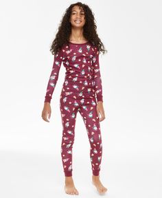 in stock Playful Red Sleepwear For Pajama Party, Playful Red Loungewear Sets, Playful Red Sleepwear For Sleepover, Playful Red Sleepwear For Sleepovers, Playful Red Sleepwear Sets, Playful Red Sleep Sets, Red Playful Sleepwear Sets, Matching Family Holiday Pajamas, Family Holiday Pajamas