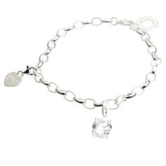 Thomas Sabo April Complete Bracelet 16cm TSCB048S Silver Bracelet, Bracelet, Crystals