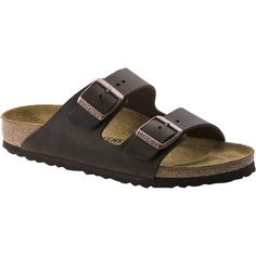 Birkenstock Arizona Leather Narrow Sandal - Women's Birkenstock Style, Birkenstock Sandals Arizona, Two Strap Sandals, Sandal Online, Stylish Sandals, Leather Sandals Women, Birkenstock Arizona, Birkenstock Shoes, Nubuck Leather