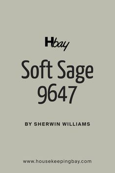 Soft Sage SW 9647   Paint Color By Sherwin-Williams Soft Green Paint Color, Color Schemes For The Home, Vibrant Furniture, Green Indoor Plants, Sherwin Williams Paint Colors Green, Interior Door Colors Ideas, Soft Green Paint, Sage Paint Color, Sage Paint