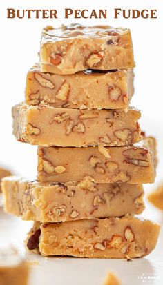 With a smooth, buttery flavor and a pecan crunch, Butter Pecan Fudge melts in your mouth and is a sweet treat with just the right amount of nuttiness!