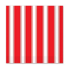 red and white striped paper napkins