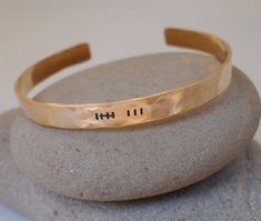 Bronze Anniversary Tally Mark Bracelet, 8th Anniversary Gift for Her, Hatch Mark Cuff, 8 Years and C Bronze Stamped Jewelry For Anniversary, Hand Forged Gold Cuff Bracelet As Gift, Gold Adjustable Stamped Cuff Bracelet, Adjustable Stamped Gold Cuff Bracelet, Gold Hammered Cuff Bracelet For Anniversary, Adjustable Gold Stamped Cuff Bracelet, Hand Forged Yellow Gold Cuff Bracelet Gift, Hammered Bangle Cuff Bracelet For Anniversary, Adjustable Brass Bracelets For Anniversary