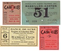 four tickets from the west coast theatre, including one for masllion - canton and five for las vegas