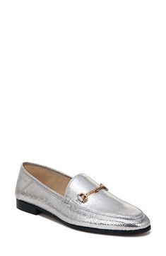 Polished bit hardware underscores the menswear-inspired aesthetic of a classic loafer set on a cushioned insole for daylong comfort. Slip-on style Textile or leather upper/leather lining/leather and synthetic sole Imported Women's Shoes Loafers Outfit, Comfortable Loafers, Shoe Wishlist, Tods Shoes, Bit Loafers, Loafer Women, Lady Dress, Professional Fashion, Menswear Inspired