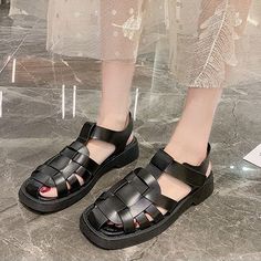 Vanessas New Summer Sandals Women Casual Trend Platform Low Heel Elegant Comfortable sandals - WE,7.5 Elegant Sandals, Casual Trends, Womens Sandals Summer, Beach Fashion, Sandals Women, Summer Sandals, Comfortable Sandals, Special Price, Sandals Summer