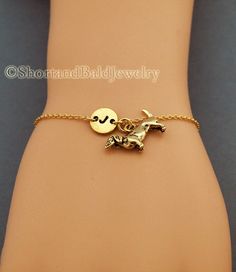 Daschund charm bracelet, Dachshund, Doxie, antique gold, Wiener, initial bracelet, friendship, mothe Cute Adjustable Gold Charm Bracelet, Adjustable Gold Charm Bracelet With Initials, Bracelet Friendship, Initial Bracelet, Initial Charm, Charm Bracelets, Delicate Bracelet, Dachshund, Hand Stamped