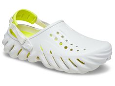 PRICES MAY VARY. Find Your Size: We recommend sizing down (e.g. if you are a 7.5, size down to a 7) Get a Height Boost: Echo Clogs give you a 1.5-inch height boost. Stand tall with this athletic foam style shoe. Elevate your game without compromising your look. Iconic Comfort: These Crocs include Croslite construction, a LiteRide drop-in footbed, and a heel pad on the back strap for extra comfort. Easy to Clean: These Crocs for men and women are easy to clean, just use soap and water and allow f Crocs Echo Clog, Echo Clog, Crocs Echo, Dry Heels, Fashion Shoes Heels, Sport Inspiration, Clogs Shoes, Back Strap, Mule Clogs