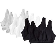 The Fruit of the Loom Womens Tank Style Cotton Sports Bra is a smart addition to every womans wardrobe. Lightweight and comfortable, this cotton pullover sports bra is perfect for leisure or for the gym. No need to worry about bra straps falling down, these wide tank style straps will keep you supported throughout the day. Designed with soft, stretch cotton for a flexible fit.Lightweight and comfortable, The Fruit of the Loom Womens Tank Style Cotton Sports Bras include 6 cotton pullover sports Cotton Sports Bra, Free Tag, White Heather, Female Style, Cotton Pullover, Bra Straps, Fruit Of The Loom, Sports Bras, The Loom