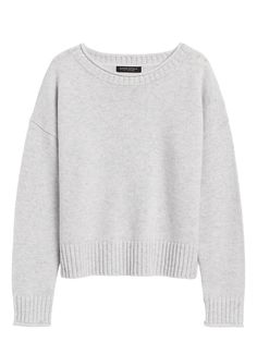 Saw this on Banana Republic: High Rise Style, Outer Wear, High Waist Fashion, Cropped Sweater, Boat Neck, Crew Neck Sweater, Neck Sweater, Banana Republic, Cashmere