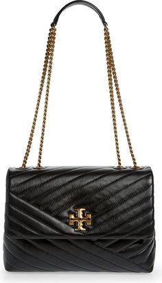 Tory Burch Kira Chevron Convertible Shoulder Bag | Nordstrom Travel Shoulder Bag With Chain Strap And Double Flap, Office Crossbody Shoulder Bag With Logo Hardware, Office Shoulder Bag With Logo Hardware, Everyday Double Flap Shoulder Bag With Branded Hardware, Travel Shoulder Bag With Branded Hardware And Double Flap, Travel Shoulder Bag With Double Flap And Branded Hardware, Modern Shoulder Bag With Cc Turnlock For Business, Travel Shoulder Bag With Branded Hardware, Modern Business Shoulder Bag With Cc Turnlock Closure