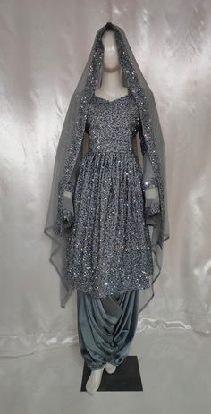 Afghan Kuchi Traditional Handmade 3 Piece Wedding Dress - Etsy Traditional Drape Gown With Sequins For Eid, Unstitched Bollywood Style Sequined Dresses, Unstitched Bollywood Sequin Dress, Bollywood Gown With Sequins For Eid, Dabka Wedding Party Dress, Wedding Dresses With Dabka Embroidery, Floor-length Sequined Dupatta For Eid, Bollywood Sequin Dress For Eid, Sequined Salwar Kameez For Wedding Party