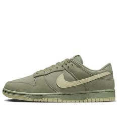 Nike Dunk Low Premium 'Oil Green' FB8895-300 Dunk Low Nike, Nike Snkrs, Perfect Sneakers, Heritage Fashion, Latest Sneakers, Nike Dunk Low, Sneaker Collection, Nike Sneakers, Dunk Low