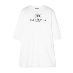 Balenciaga | Logo Printed Oversized Tee Shirt Size 4 (S) Tee Shirt, Second Hand