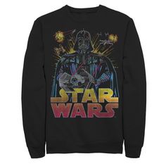 Take your love for Star Wars up a notch with this vintage pullover. Crewneck Long sleeves FABRIC & CARE Cotton, polyester Machine wash Imported Color: Black. Gender: male. Age Group: adult. Pattern: Graphic. Material: Fleece. Star Wars Shirt, Star Wars Sweatshirt, Star Wars Empire, Star Wars Men, Vintage Pullovers, Vintage Star Wars, Last Jedi, Star Wars Darth, Sweatshirt Crewneck