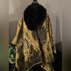 Nwot ~ Beautiful Patterned Shawl ~ Collar Sold Separately In Boutique Shawl Collar, Shawl, Cape, Jackets For Women, Jackets & Coats, Boutique, Collar, How To Wear, Women Shopping