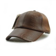 Item Type: Baseball Caps Strap Type: Adjustable Material: Faux Fur Style: Casual Hat Size: One Size Hat Size: 7 1/4 Gender: Unisex Pattern Type: Solid Department Name: Adult Brown Fall Baseball Cap For Outdoor, Casual Leather Visor Hat, Casual Brown Leather Hat, Trendy Leather Hats With Curved Brim, Brown Winter Baseball Cap, Casual Brown Flat Cap, Casual Brown Flat Cap Baseball Cap, Casual Brown Baseball Cap For Fall, Casual Leather Cap