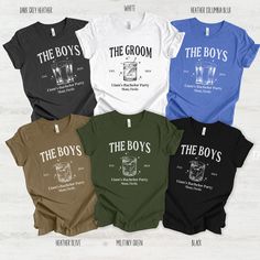 📌Bachelor Comfort Color Shirt, gift for friend, bachelor gifts, bachelor party shirt, wedding party, funny bachelor crew shirt, group shirts, friend matching shirts📌 UPGRADE PRINT        This item can be for a name, event, or short phrase you would like to put on your shirt or sweatshirt         back or sleeve. Please clic on this link: https://www.etsy.com/listing/1577755265 📍T-Shirt Comfort Colors 1717📍 https://woventangleddesign.etsy.com/listing/1712344670 📍Sweatshirt Gildan 18000📍 🎆🏷 Bachelor Tshirt Ideas Men, Groomsmen T Shirts, Bachelor Party Tshirt Ideas, Men’s Bachelor Party, Bachelor Shirts For Guys, Bachelor Party Gifts For Guys, Bachelor Party Shirts For Guys, Wedding Shirt Ideas, Bachelor Party Ideas For Guys