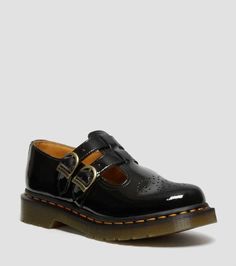 These shoes are perfect for fall and spring!! Loving these patent black mary janes from Dr. Martens! Doc Martens Mary Janes, Patent Leather Mary Jane Shoes, Fred Perry Amy Winehouse, Mary Jane Shoes Black, Leather Mary Jane Shoes, Black Dr Martens, Mary Jane Shoes Womens, Tripp Nyc, Jane Shoes