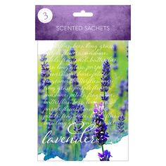 a package of lavenders with the words lavender written on it