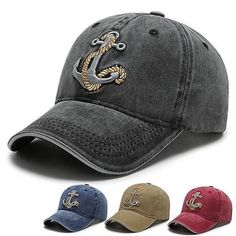 Season:Summer; Gender:Men's; Style:Fashion,Casual; Hats Category:Trucker Hat,Sun Hat,Baseball Cap; Occasion:Daily,Street; Material:Polyester; Function:Adjustable,Breathable,Sunscreen; Pattern:Anchor; Design:Embroidered; Front page:FF; Listing Date:04/11/2024; Head Circumference:56-60 Casual Beach Baseball Cap With Letter Print, Beach Visor Hat With Letter Print, Letter Print Visor Hats For The Beach, Navy Summer Baseball Cap, Casual Navy Baseball Cap For Summer, Navy Visor Hat For Summer, Navy Adjustable Baseball Cap For Summer, Casual Navy Baseball Cap For The Beach, Casual Navy Baseball Cap For Beach