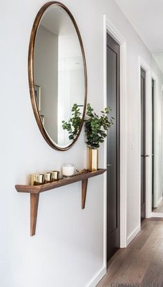 the hallway is clean and ready for us to use as an entrance way in this home