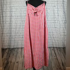 Very Cute Summery Midi To Maxi-Length Depending On Height. Red And Light Blue-Grey Check That Takes On A Silvery Sheen Depending On How The Light Hits. Measurements, Laid Flat: Bust: 22” Waist: 24” Length: 38.5” Reasonable Offers Will Be Considered. Casual Red Plaid Dress For Spring, Red Sleeveless Plaid Dress For Summer, Sleeveless Red Plaid Dress For Summer, Red Plaid Dress For Spring Picnic, Red Plaid Dress For Picnic In Spring, Red Sleeveless Plaid Dress For Spring, Gingham Sundress For Daywear, Cupro Dress, Gauze Maxi Dress