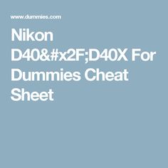 the text os x el captain for dummies cheat sheet on a blue background