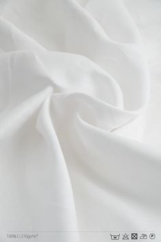 the white fabric is very soft and smooth