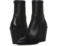 Steve Madden Thorn Bootie | Zappos.com Modern Boots With Reinforced Heel For Spring, Modern Synthetic Boots For Spring, Modern Spring Boots With Round Toe, Modern Fitted Boots With Round Toe, Modern Round Toe Boots For Spring, Casual Fitted Ankle Booties, Synthetic Boots With Rubber Sole And Pointed Toe, Spring Ankle-high Boots With Rubber Sole, Modern Round Toe Booties For Fall