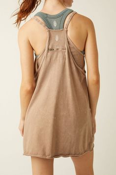 Detail Another perfect 'fit from the beloved Hot Shot line by Free People just arrived! The Hot Shot Mini Dress features a mini dress silhouette with a bike short romper underneath. Soft, comfy, & slouchy- with a scoop neckline and convenient side pockets. It doesn't get much better than this! Racerback style Dropped armholes Bike short romper Care Machine wash cold Contents 95% Cotton 5% Elastane Size and Fit Based on a size small Length: 25.63 in Bust (Underlayer): 28 in Waist (Underlayer): 26 Short Romper, Soft Dress, Weekly Outfits, Sneaker Dress Shoes, Hot Shots, Top Graphic Tees, Dress Silhouette, Versatile Dresses, Bottom Clothes