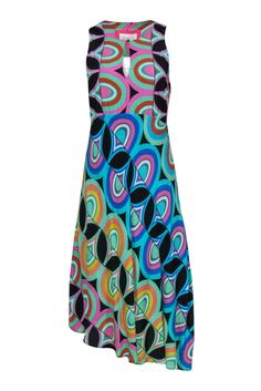 Current Boutique-Anthropologie - Multicolor Retro Print Sleeveless Maxi Dress Sz 8 Multicolor Retro Sleeveless Dress, Retro Multicolor Sleeveless Dress, Summer Mod Beach Dresses, Mod Summer Beach Dresses, Summer Dresses With Groovy Retro Print, Groovy Summer Dress With Retro Print, Groovy Retro Print Summer Dress, Multicolor Mod Style Summer Dresses, Multicolor Mod Summer Dress