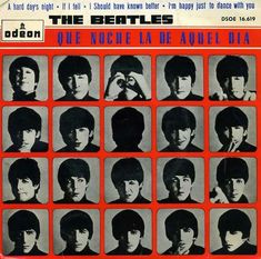 an album cover with the beatles on it