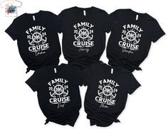 Personalized Family Cruise 2024 Shirt, Cruise Squad Shirts, family 2024 Trip T-shirts, Family Matching Cruise Tee, Making memories together, Funny Vacation Shirts, Summer 2024 tee * High quality and super soft, comfortable shirt. Made with top-of-the-line vinyl and pressed with a professional grade heat press. * Please check all color and size charts before place the order. Since all shirts are custom made based on your selection, I don't accept return or exchange unless there is an issue with y Black Short Sleeve Top For Family Gatherings, Black Crew Neck T-shirt For Family Events, Black Cotton T-shirt For Family Outings, Custom Print Black Top For Family Gatherings, Black Custom Print Top For Family Gatherings, Black Tops With Custom Print For Family Gatherings, Custom Print Short Sleeve T-shirt For Family Outings, Black Short Sleeve T-shirt For Family Gatherings, Black Graphic Print T-shirt For Family Gatherings