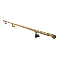 an old fashioned brass toilet roll holder with two handles and nozzles on it