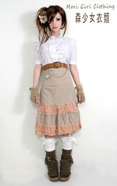 Victorian Shirt, Mori Girl Fashion, Forest Girl