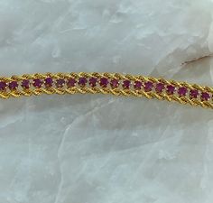 Buy Ruby Bracelet, Gemstone Bracelet, Gold Bracelet, Birthstone Bracelet, Chain Bracelet, Rope 14k Chain Bracelet, Jewelry 14k 18k, Jewelry Gift Online in India - Etsy Formal Yellow Gold Chain Bracelet With Gemstone, Yellow Gold Ruby Diamond Jubilee Bracelet, Formal Yellow Gold Gemstone Chain Bracelet, Formal Gemstone Chain Bracelet, Ruby Bangle Bracelet In Yellow Gold, Yellow Gold Ruby Bangle Bracelets, Gold Ruby Bracelets In Fine Jewelry Style, Gold Ruby Bracelet In Fine Jewelry Style, Gold Ruby Bracelets Fine Jewelry