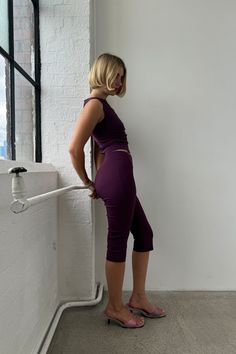 High neck top - plum Colour Ways, High Neck Top, Ballet Pumps, Carrie Bradshaw, Guinea Bissau, Equatorial Guinea, British Indian, The Chic, Caribbean Netherlands