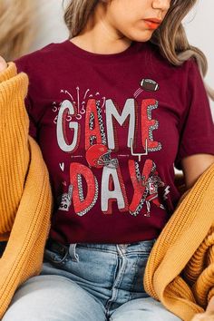 Game Day Football Graphic Tee.Unisex Crew Neck Short Sleeve Tees.Crafted from premium materials, tailored to your lifestyle, ensuring a comfortable fit for any occasion.Family Group Uniforms Birthday Party Gift Concert Festival Events.High Quality Direct To Film Printed Graphic Design.100%COTTON,HEATHER(52%COTTON,48%POLY),ATH.HEATHER,BLACK HEATHER(90%COTTON,10%POLY)NICARAGUAMade In: Nicaragua Game Day Football, Football Graphic Tee, Concert Festival, Film Prints, Birthday Party Gift, Graphic Design Print, Heather Black, Turks And Caicos Islands, Nicaragua