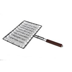 a grill with a spatula attached to it