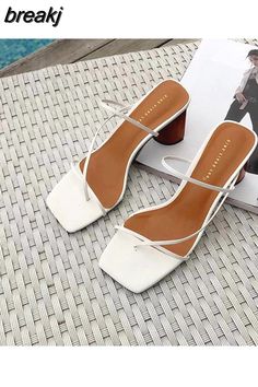 Shipping: Worldwide Express Shipping AvailableDelivery time: 7-15Days Fast ShippingReturns: Fast refund, 100% Money Back Guarantee.SPECIFICATIONSWith Platforms: NoUpper Material: PUStyle: ELEGANTShoes Type: BasicSeason: SummerPattern Type: SolidOutsole Material: RubberOrigin: Mainland ChinaModel Number: 371Lining Material: PUItem Type: SlippersInsole Material: PUHeel Type: Strange StyleHeel Height: High (5cm-8cm)Fit: Fits true to size, take your normal sizeFashion Element: Narrow BandDepartment Mens Beach Shoes, Punk Shoes, Office Shoes Women, Buckles Fashion, Fashionable Snow Boots, Fashion Shoes Flats, High Heel Slippers, Genuine Leather Sandals, Loafer Shoes Women