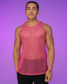 Wild N' Out Tank Top - Rave Wonderland Get One, Your Eyes, Tank Top, Tank Tops, Mens Tops, Pink