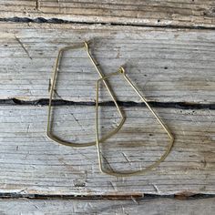 These modern geometric earrings are very versatile. Nickel free & hypoallergenic. Makes a great gift and comes custom wrapped in a box with a polishing cloth and care guide. Dimensions: 33 mm wide 43 mm long Custom Wraps, Earrings Minimalist, Geometric Earrings, Gold Hoops, Raw Brass, Gold Hoop, Minimalist Earrings, Gold Hoop Earrings, In A Box