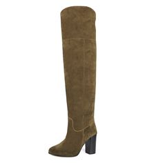 Over-the-knee boots are always the perfect choice, no matter if you want to wear them with a casual outfit with skinny jeans and a long wool sweater or if you want to dare with a mini lace dress for a party night out. These boots are made in the softest and luxurious Italian suede, they have an almond toe and the 8.5 cm square heel is comfortable to wear all day long. Choose the calf circumference and height that best fit you, click the button above to get to know how to correctly measure your c Winter Suede Knee-high Boots, Chic Winter Boots With Suede Lining, Chic Winter Heeled Boots With Suede Lining, Fitted Knee-high Boots With Suede Lining For Fall, Fitted Suede Knee-high Boots For Fall, Casual Suede Over-the-knee Boots, Winter Suede Knee-high Heeled Boots, Suede Knee-high Heeled Boots For Winter, Trendy Suede Heeled Boots For Fall