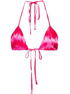 pink silk satin finish tie-dye pattern halterneck tie fastening sleeveless triangle cup rear tie fastening adjustable fit Silk Bralette, Silk Dyeing, Tie Dye Patterns, Pink Silk, Satin Finish, Silk Satin, A R, Bralette, Tie Dye